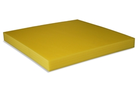 Squared Polyethylene foam sheet yellow